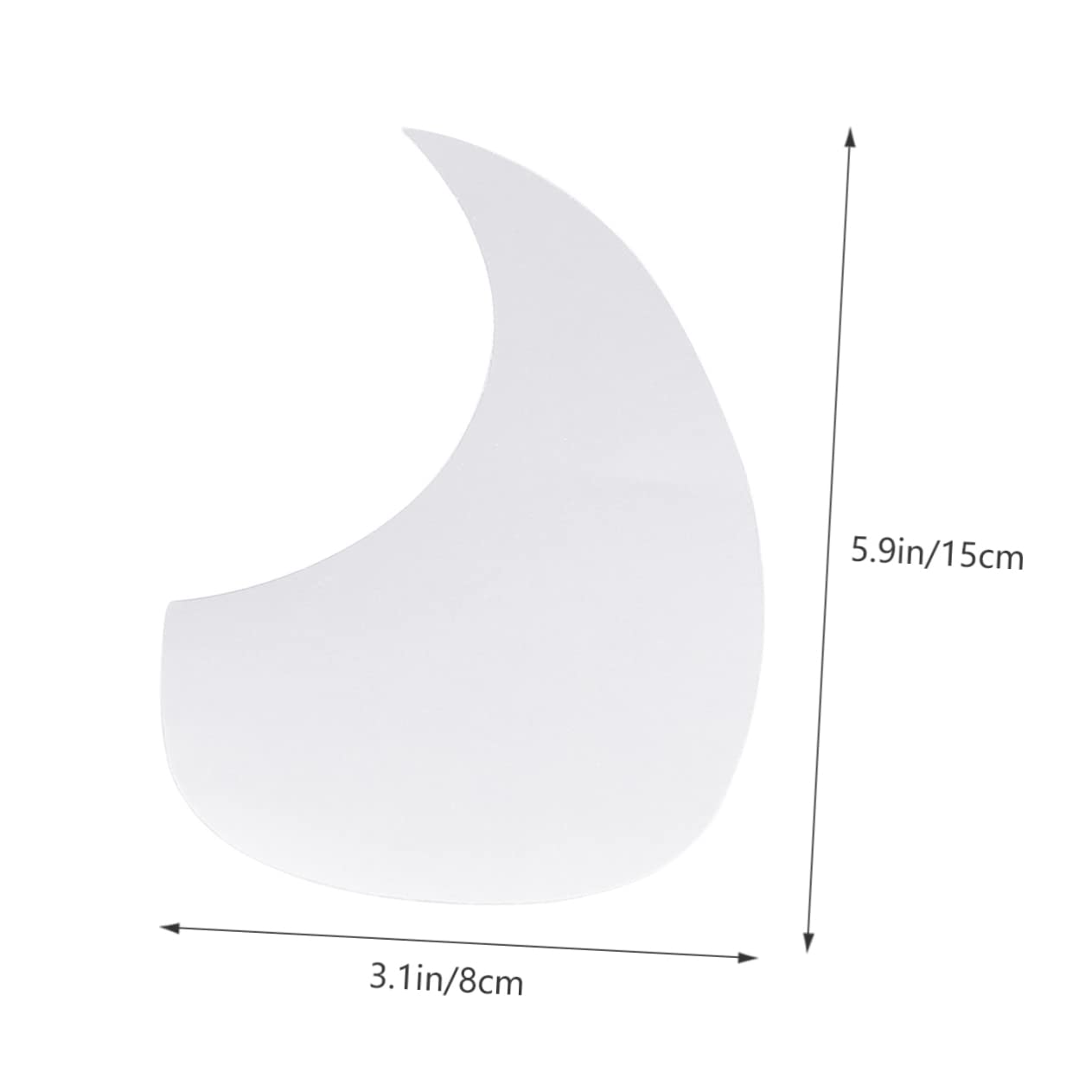 SUPVOX White Guitar Accessory Pet Material Pickguard Anti Scratch and Durable for Guitar