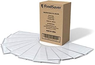 FoodSaver Vacuum Sealer, Bags Multipack, 100 Count | 20 1-Pint, 50 1-Quart, 30