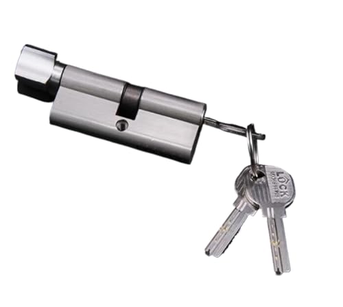 Cerradura de puerta de barril para seguridad de aluminio e interior 4