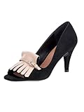  PATRIZIA DINI Damen-Schuhe Veloursleder-Peeptoes Mehrfarbig