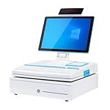 【Matériel haute performance】Cette caisse enregistreuse est équipée d'un puissant processeur i5, d'une mémoire ROM de 128 Go et de 8 Go de RAM. Elle est fournie avec Windows 10, offrant une amélioration des performances de 50 % et un fonctionnement stable et rapide. Elle prend en charge plus de 30 langues et exécute facilement divers logiciels de caisse (aucun logiciel préinstallé ; un logiciel supplémentaire est requis), pour une expérience d'encaissement fluide.