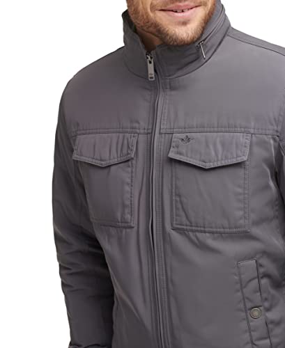 Image of DOCKERS Men's Quilted Lined Flight Bomber Jacket