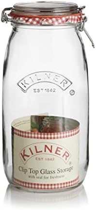 Get Goods Clip Top Round Jar 2 Litre, 34.2 x 26.2 x 12.8 cm