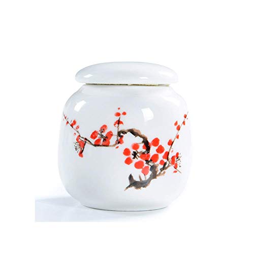 ミニ埋葬火葬壷灰壷大人またはペットの記念埋葬自宅セラミックストロングシール6.4 * 6.8cm