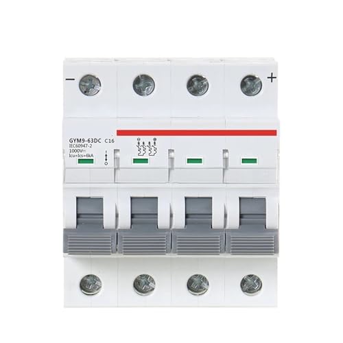Disjoncteur miniature 1000V DC 40A avec isolation 4 pôles IEC60947