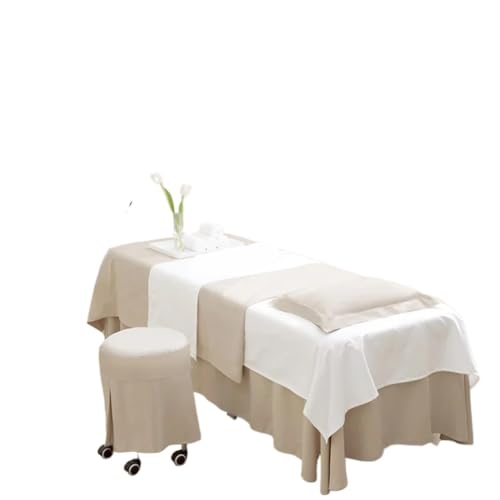 Juego de ropa de cama de lujo con tela transpirable para masaje y spa