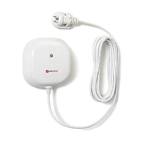 Utilitech Water Leak Detector White Indoor Flood Sensor