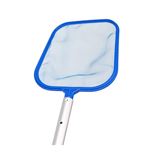 The Secret Home - Recoge Hojas para Piscina - Limpiador de Piscinas con Red Plana o Profunda - Red Recoge Hojas para Mantenimiento (Red Plana - Mango de Aluminio)