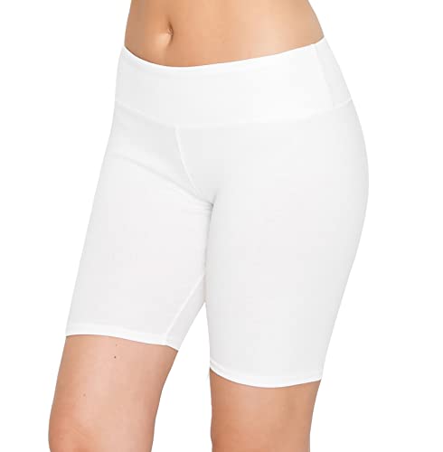 Image of ALWAYS Faux Leather Shorts - High Waist Active Stretch Yoga Short Pants for Women