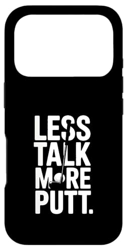 Less Talk More Putt Funny Golf ���[���A �X�}�z�P�[�X iPhone 17 Pro �p