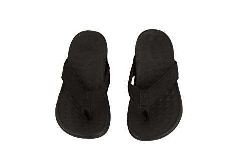 PRO 11 WELLBEING Orthotic Sandals with Great Arch Support (Black) 7 UK