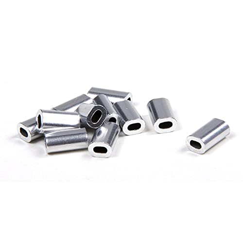 Billfisher Aluminum Sleeves | Durable Wire Crimps Soft Aluminum Sleeves | Boating & Fishing Accessories for Tackle Box