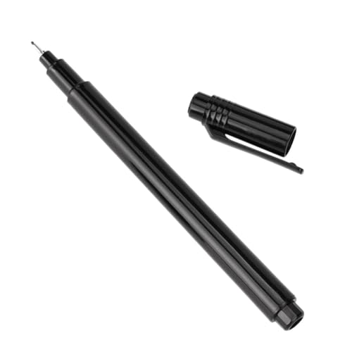 PENIKOKO Bolígrafo Negro para Decoración de Uñas, Accesorio de Manicura Preciso, Herramienta Ligera para Pintar Líneas Finas, Adecuado para Arte de Uñas Profesional y Uso Doméstico