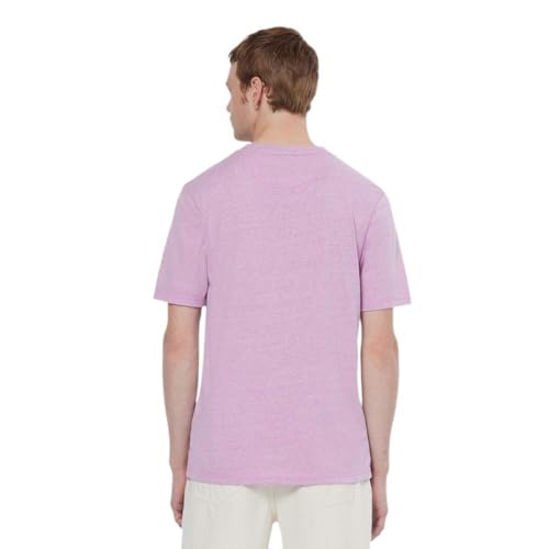 Scotch & Soda Herren T-Shirt Melange T-Shirt, Iris Pink,S – Ansicht 3
