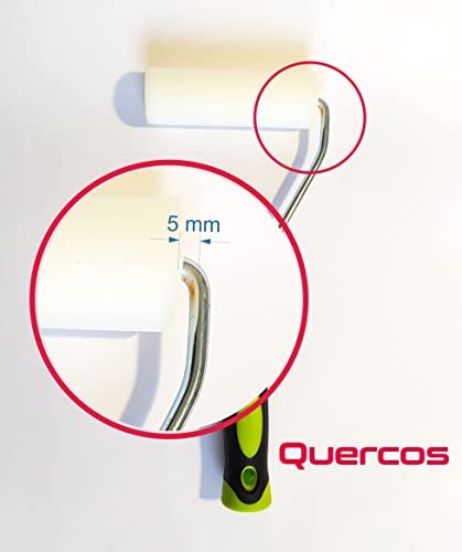 Quercos Lackierwalze 11cm Superfein 10 Stück Lackwalze, Schaumwalze, Lackrolle. Malerwalze. Farbwalze Lackrollen für Lacke wasserbasierte u. lösemittelhaltige