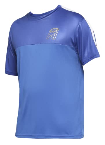 Image of playR x MI Fan Tee 5 - Kid's Half Sleeve Regular Fit Sports T-Shirt, Durable, Comfortable Sportswear for Match, Training & Casual Wear Stylish MI Tee for All Seasons