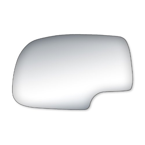 Fit System - 99058 Driver Side Mirror Glass, Escalade, Avalanche, Chevrolet Silverado, GMC Sierra, Silverado, Sierra Classic, Suburban, Tahoe, Yukon, 4 3/8