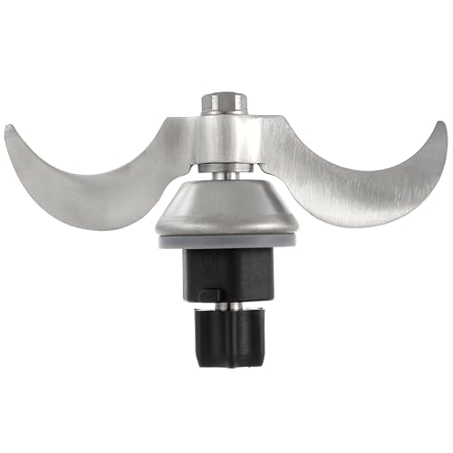 Adecuado para Vorwerk Thermomix TM31 cuchilla mezcladora de masa de acero inoxidable (con anillo de sellado) Accesorio de cuchilla para batidora de robot de cocina Compatible con los modelos TM31