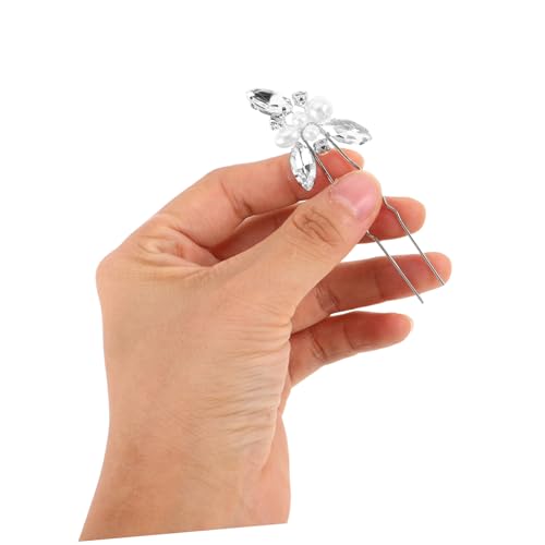 Conjunto de accesorios para novia con banda de cristal ondulado 3