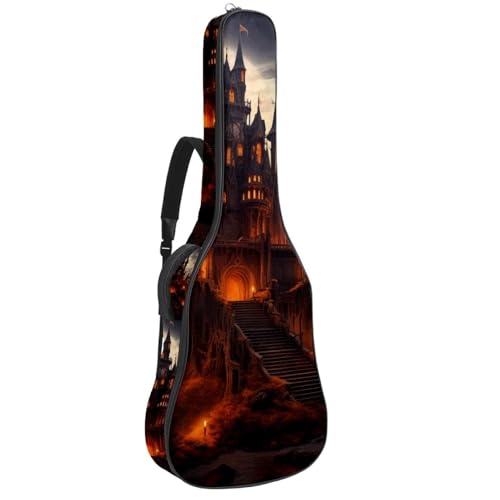 Sac de transport pour guitare acoustique étui imperméable 104,1 cm avec éponge épaisse de protection