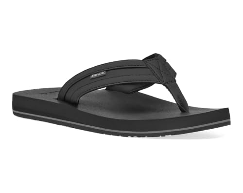 Image of Sanuk Mens Ziggy ST | Flip Flops for Men | Mens Sandals | Beach Sandals | Water Friendly & Lightweight | Comfort Footbed