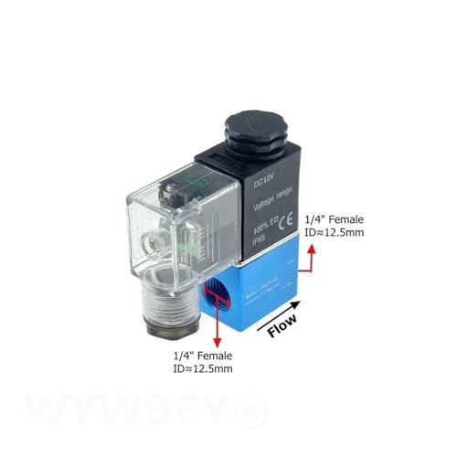 Électrovanne pneumatique 2V025-08 anti-fuite d'air pour compresseur 24V 1/4 pouce