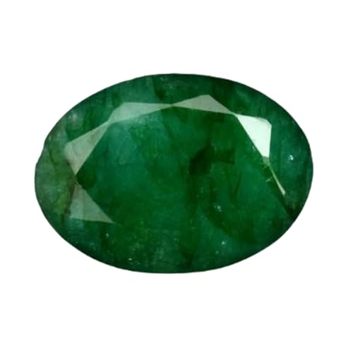 Émeraude naturelle facettée pour projets créatifs bricolage pendentif et collier unique