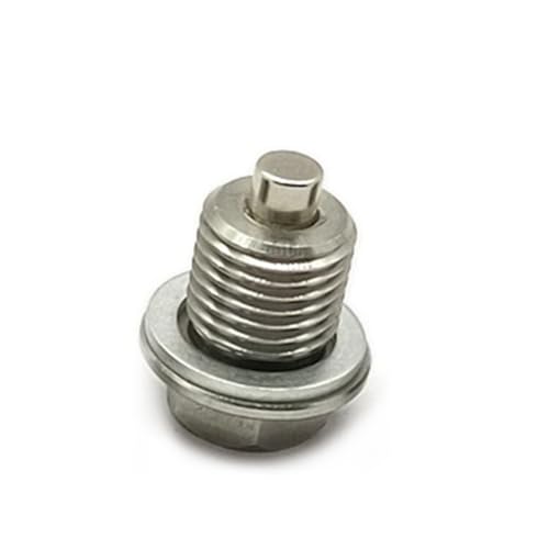 YIXANNX Viti per coppa dell'olio motore universali Bulloni di scarico in metallo per veicoli con rondella Riparazione automobilistica Aggiornamento Accessori modificati, M14x1.5