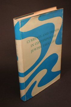 Hardcover Currents and Trends in Contemporary Jewish Thought Book