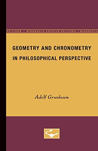 Geometry and Chronometry in Philosophical Perspective view 2
