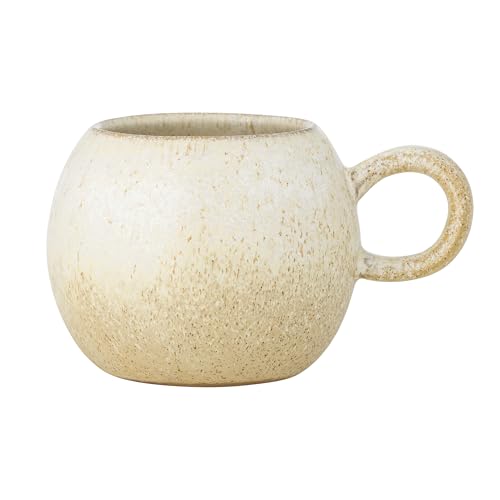 Bloomingville Paula Gobelet en faĂŻence naturelle 10,5 x 8,5 cm 410 ml