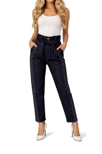 Diesel Black Gold Type-1726 BG8YY Jean boyfriend pour femme, bleu foncé, 27W