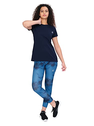 Image of TECHNOSPORT Women's 100% Polyester Regular Fit T-Shirt