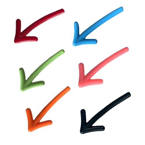 Takluu Flechas magnéticas, flechas magnéticas - 6X imanes de nevera,Flechas de masa magnética Imán para nevera Pizarra blanca Pegatinas magnéticas decoración para guardar tarjetas