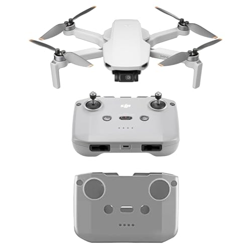 DJI Mini 4K mit Zubehör, Drohne mit 4K UHD Kamera, unter 249 g, 3-Achsen Gimbal Stabilisierung, 10 km Videoübertragung, autom. Rückkehr, Windwiderstand, 1 Akku für 31 min Flugzeit, C0, QuickShots