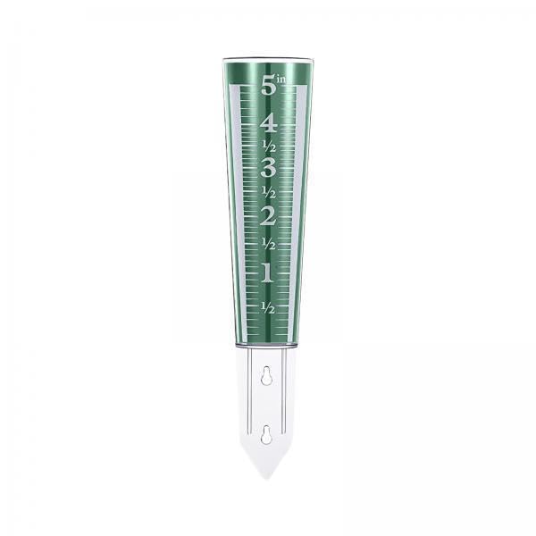 TRENDIVIBE 2xGarden Rain Gauge Lawn Courtyard Patio Decorative Stake Water Measuring Tool Green-image-28