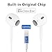 Apple Earbuds for iPhone,Wired Headphones Earphones with Lightning Connector【Apple MFi Certified】 Noise Isolating Headsets for iPhone 14/13/12/11/XR/XS/X/8(Built-in Microphone & Volume Control)