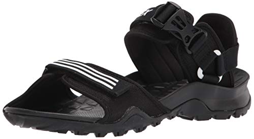 adidas unisex adult Terrex Cyprex Ultra Ii Dlx Sandal, Black/White/Black, 8 Women Men US