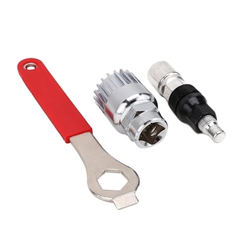Totority 1 Set Multi Function Crank Puller Convenient Bike Tools for Shaft Removal Professional Wear Resistant Wrench for Home Bike Mechanics and Outdoor Biking