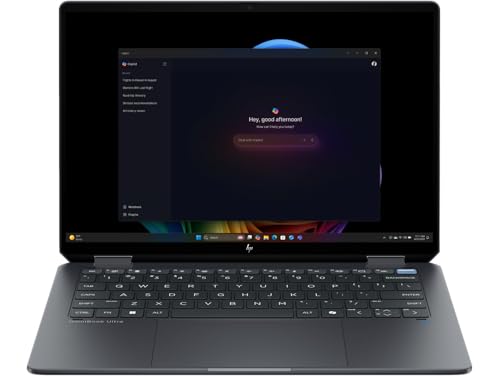 Image of HP OmniBook Ultra Flip 14 Business Laptop, 2025, 14 inch 2880x1800 Touch, Intel-8 Core Ultra 9 288V, 32GB LPDDR5, 4TB SSD, Win11 Pro, Backlit KB, Wi-Fi 7, BT 5.4, Thunderbolt 4, 9MP IR AI Camera, Gray