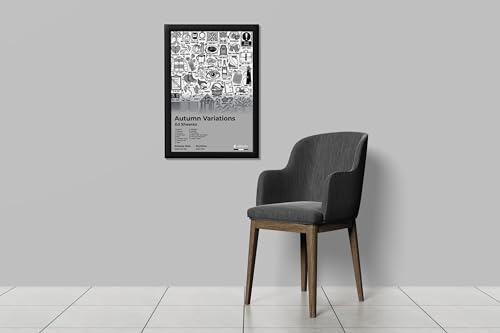 Image of BLINKART ED SHEERAN- Autumn Variations Wall Photo Frames | Wall Art for Bedroom, Living Room, Studio or Office | Album Cover Print with Spotify Song Link QR Code | Gift for Fans - 8x12 In