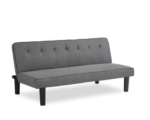 Image of Home Detail Layla 3-Seater Sofa Bed, Charcoal Fabric