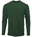DRI-Equip Youth Long Sleeve Moisture Wicking Athletic Shirts,M-Forest