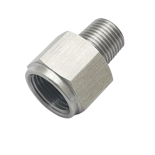 VDYLUSPWMQ Stainless Steel 1/8NPT Male to M12x1.0 Female Oil Pressure Gauge