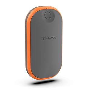 THAW Rechargeable Hand Warmer | Hand Warmer & Power Bank Fits in Jacket/Coat Pocket Easily | Great for Hunting, Sports, Camping, Outdoors | 3 Levels of Relaxing Heat