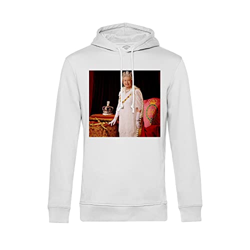 Sweat à capuche Queen Elisabeth II sweat-shirt Reine d'Angleterre trône couronne