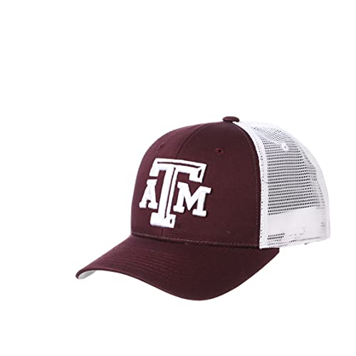 Zephyr Men's Texas A&M Aggies Adjustable Snapback Hat Big Rig, Texas A&M Aggies Maroon, Adjustable