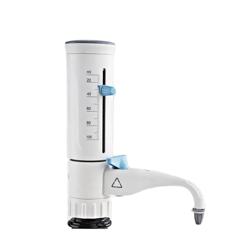 Bottle Cap Dispenser, Adjustable quantitative Laboratory Dispenser, Large Capacity up to 100mL Fully high-Pressure Sterilization Dispenser(Dispenser 0.5-5 ml)