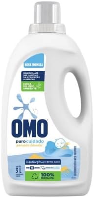 OMO Sabao Liquido Puro Cuidado 3L – Sabão Líquido Hipoalergênico ...