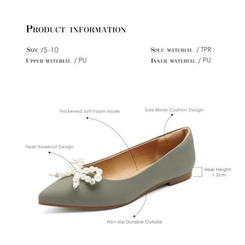 Image of FUNKYMONKEY Women's Classic Ballet Flats Casual Comfort Slip On Flats Shoes